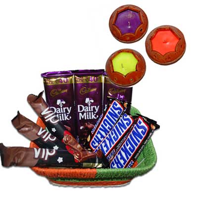 "Diwali Choco Thalis - code DC04 - Click here to View more details about this Product